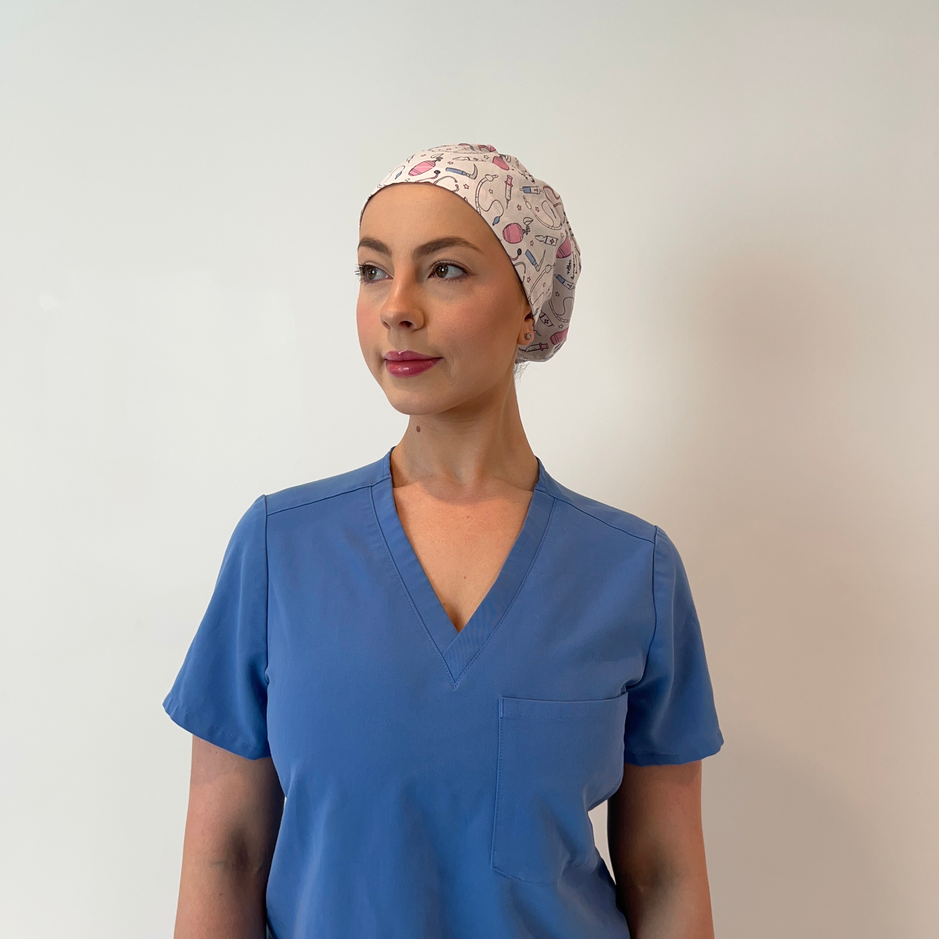 Anaesthesia scrub cap front view