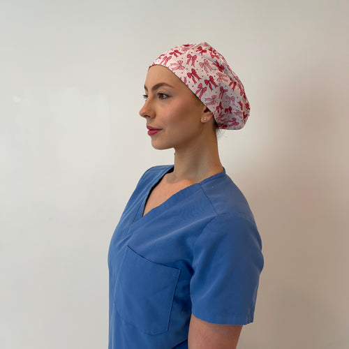 Bow scrub cap side view