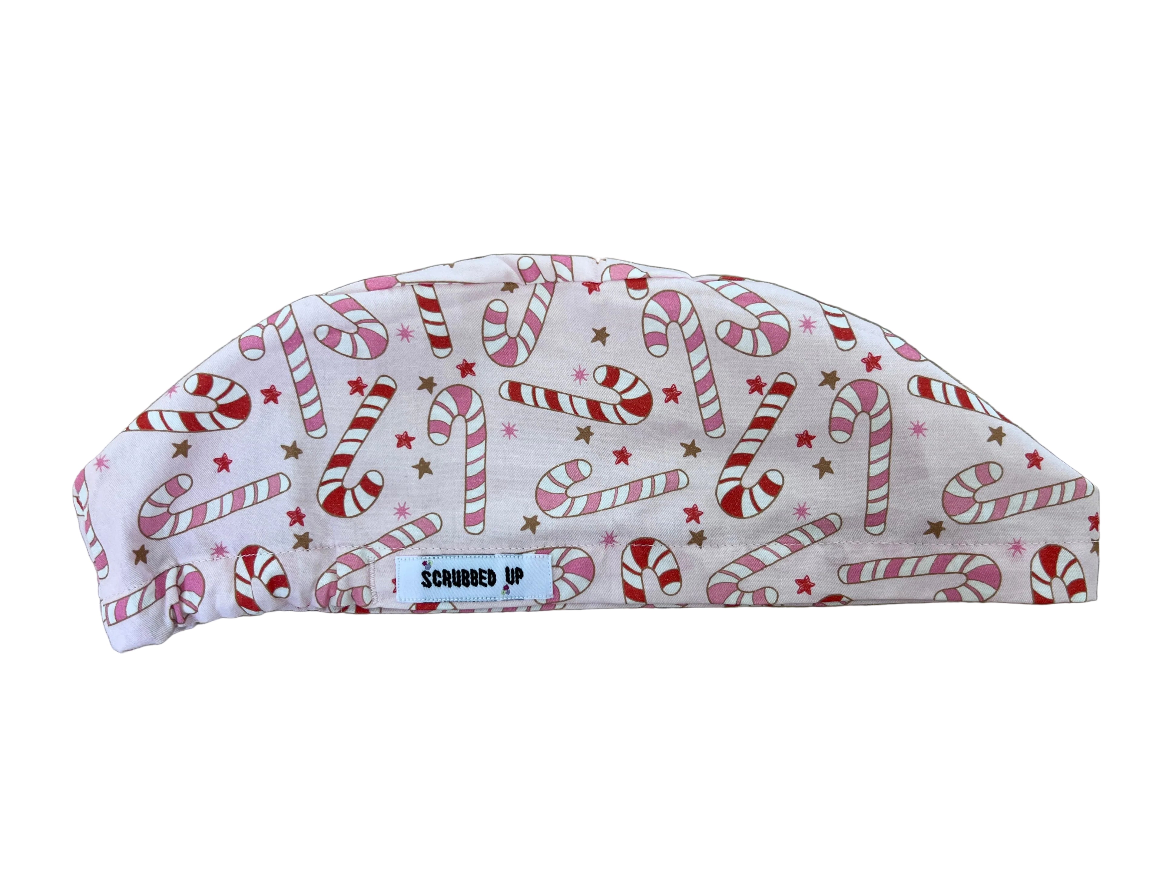 Candy Cane Scrub Cap