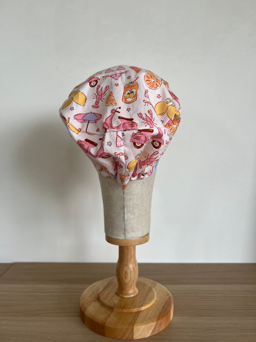 Euro Summer scrub cap back view