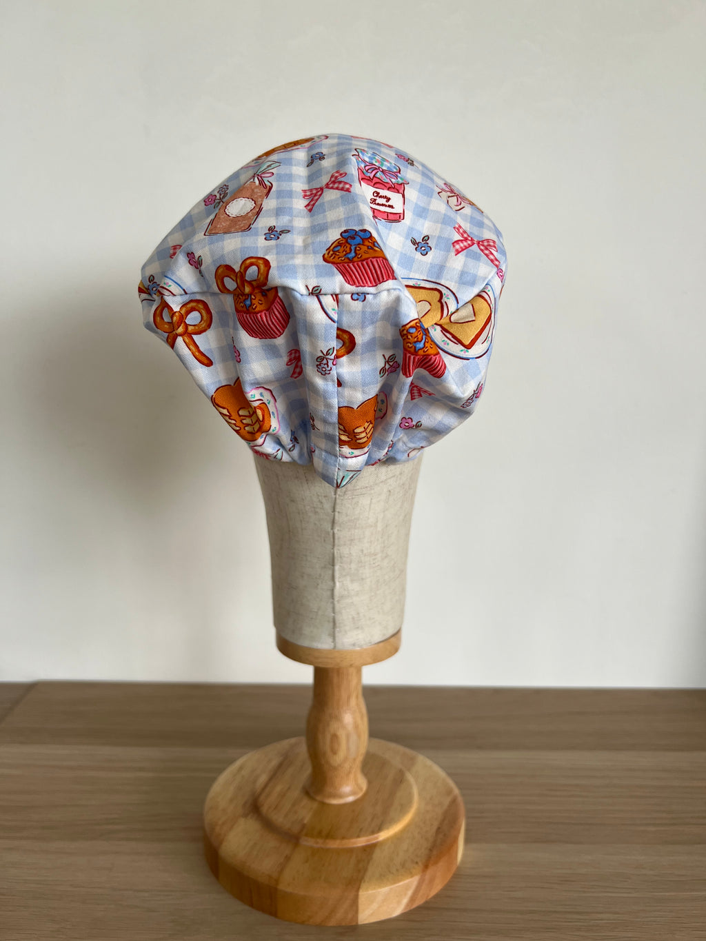 Breakfast scrub cap back view