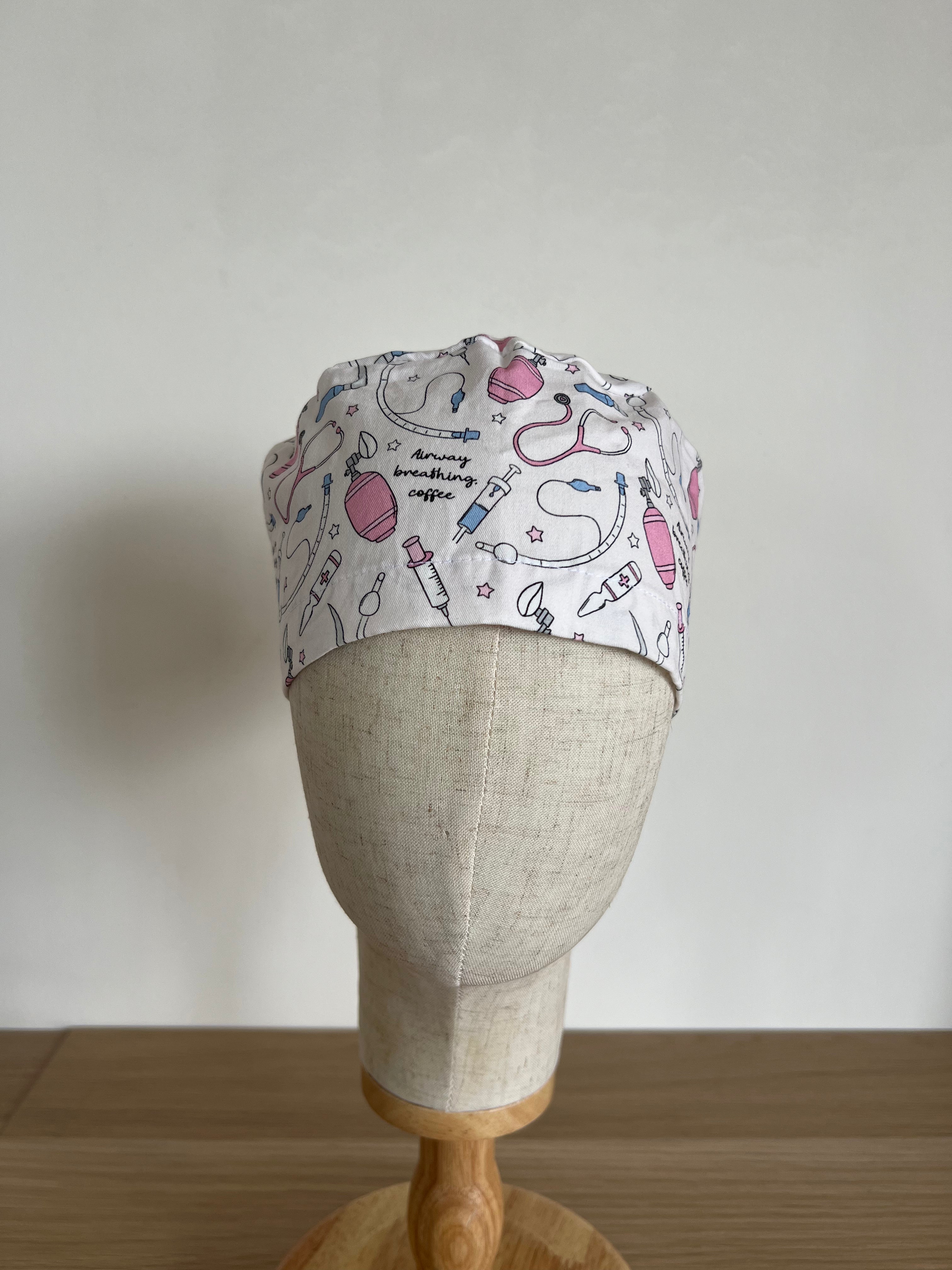 Anaesthesia scrub cap front view