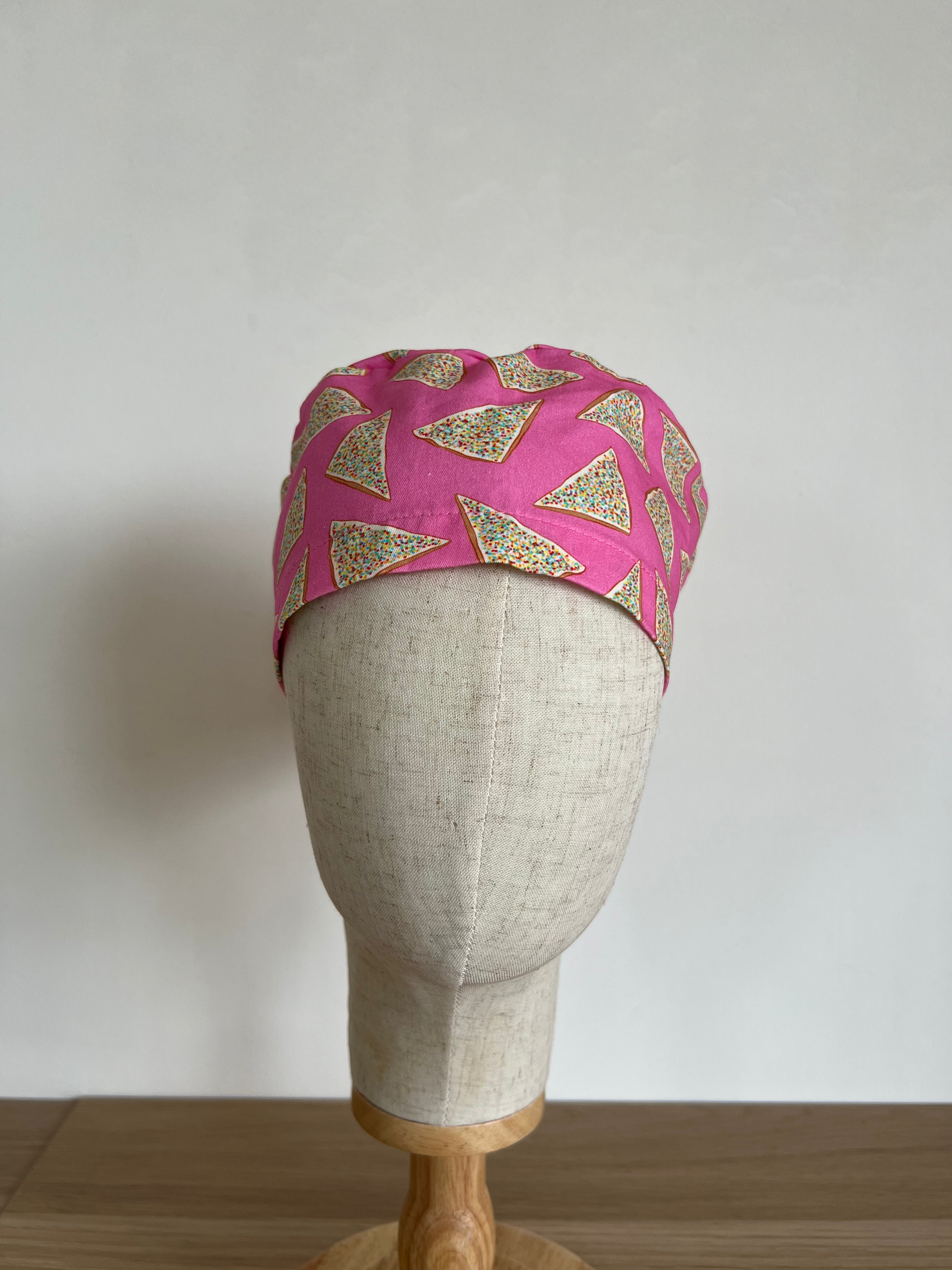 Fairy Bread scrub cap front view