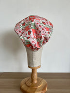 Strawberry Patch scrub cap back view