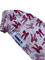 Not Just A Girl scrub cap worn view