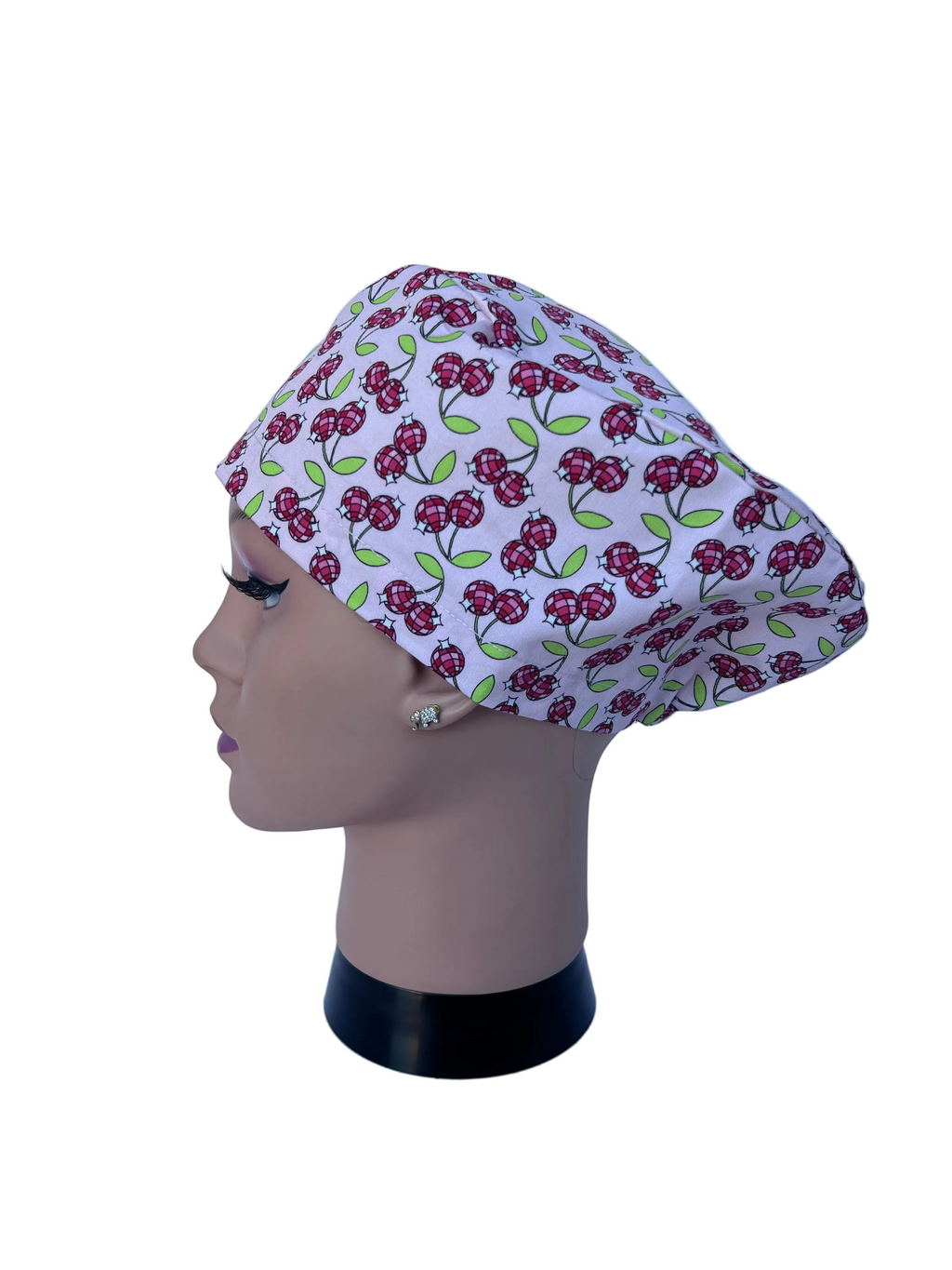 Disco Cherry Scrub Cap